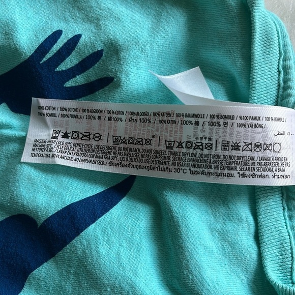 NWOT Disney Parks Peter Pan Long Sleeve Double sided Crew Neck Tee Size XS - Picture 5 of 7